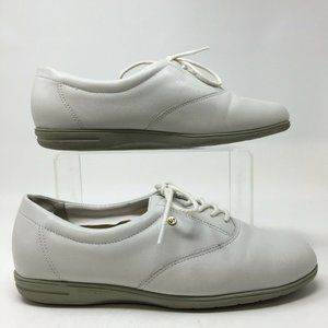 Easy Spirit Oxford Shoes Womens 6 EE White Motion Anti-Gravity Leather Casual
